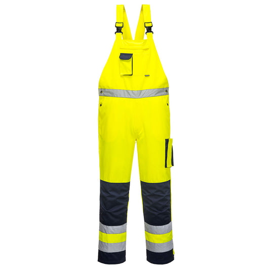 Dijon Hi-Vis Contrast Work Bib and Brace, Morgans PW