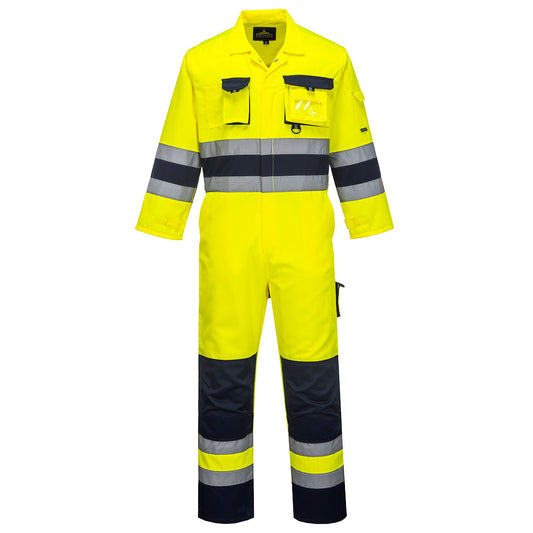 Nantes Hi-Vis Contrast Work Coverall, Morgans PW