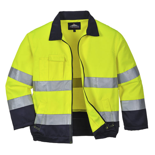 Madrid Hi-Vis Contrast Bomber Jacket, Morgans PW