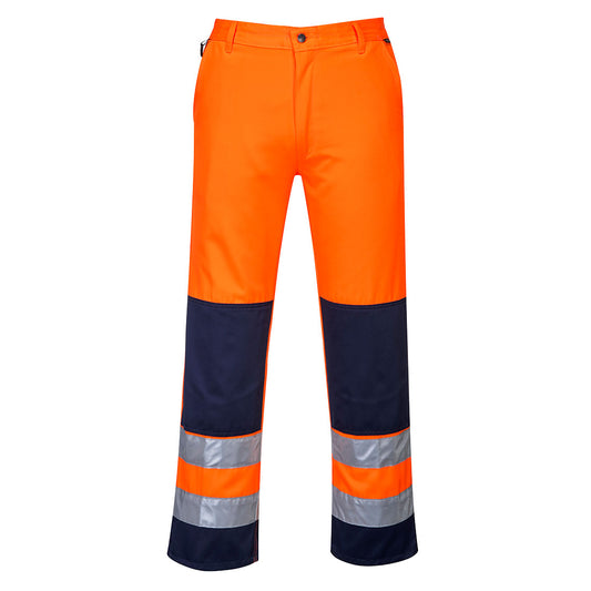 Seville Hi-Vis Contrast Work Trousers, Morgans PW