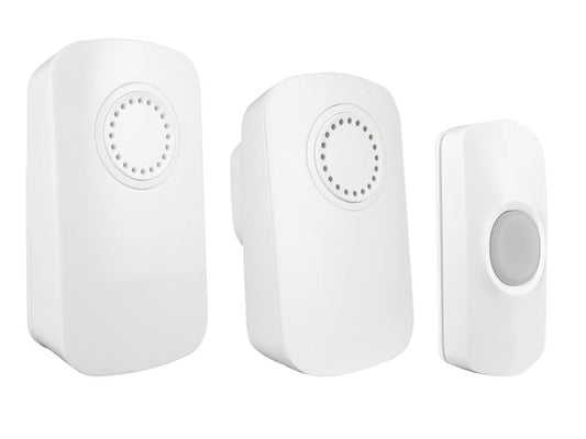 Smart Portable Chime & Plug-In Door Chime (Twin Pack), Uni-Com