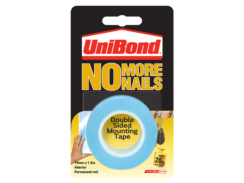 No More Nails Roll Original Permanent 19mm x 1.5m, UniBond