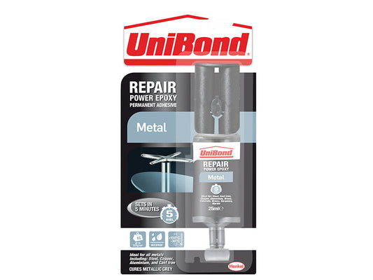 Repair Power 5 Min Epoxy Metal 25ml, UniBond