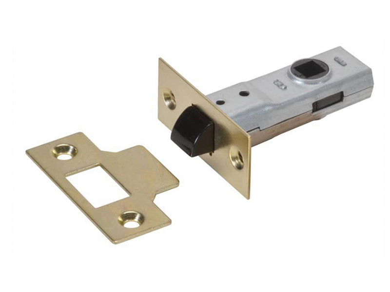 J2600 Tubular Latch Essentials Polished Brass 65mm 2.5in Boxed, UNION