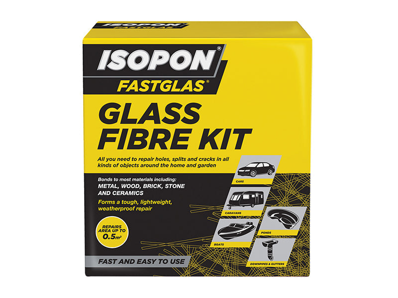 ISOPON® FASTGLAS Resin & Glass Fibre Kit Large, U-POL