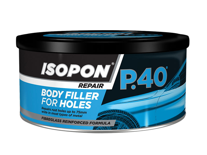 P.40 Body Filler for Holes Tin 600ml, U-POL