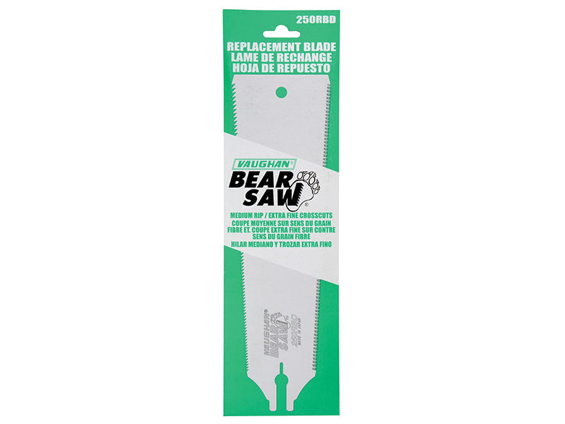 250RBD Bear (Pull) Saw Blade For BS250D, Vaughan