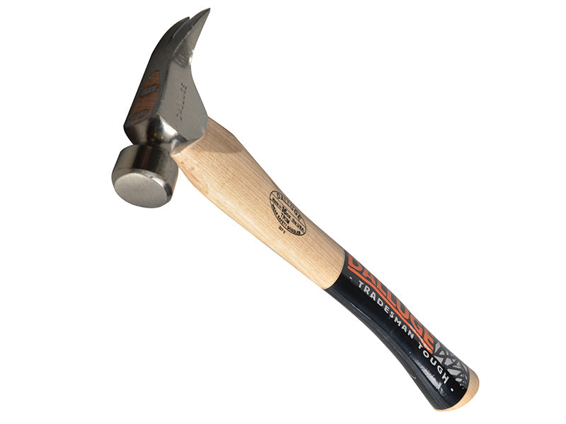 Trim Hammer Plain Face Curved Handle 450g (16oz), Vaughan