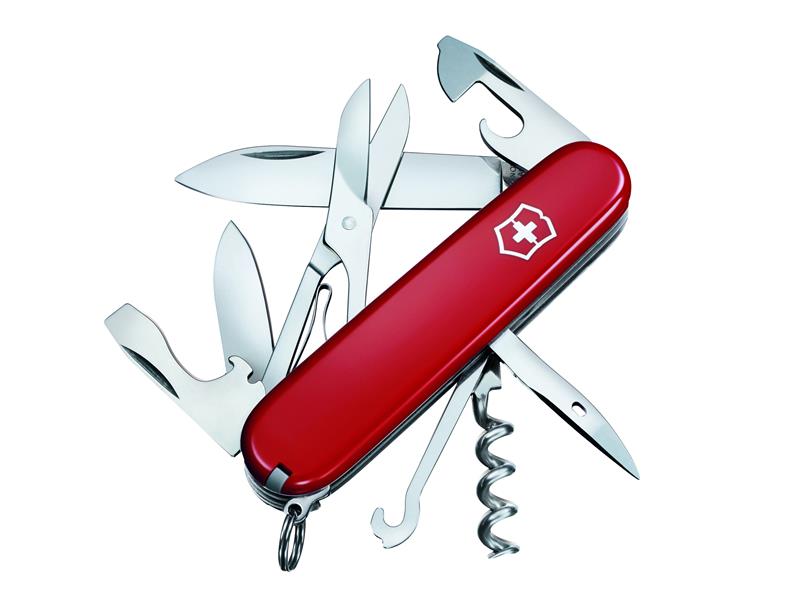 Climber Swiss Army Knife Red Blister Pack, Victorinox