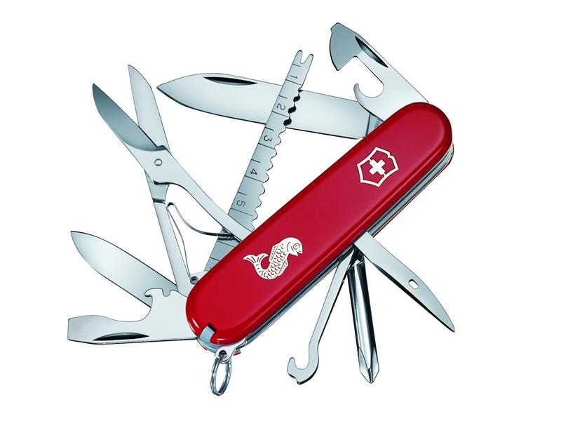 Fisherman Swiss Army Knife Red 1473372, Victorinox