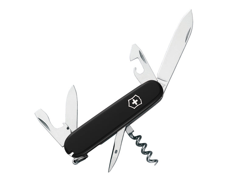 Spartan Swiss Army Knife Black Blister Pack, Victorinox