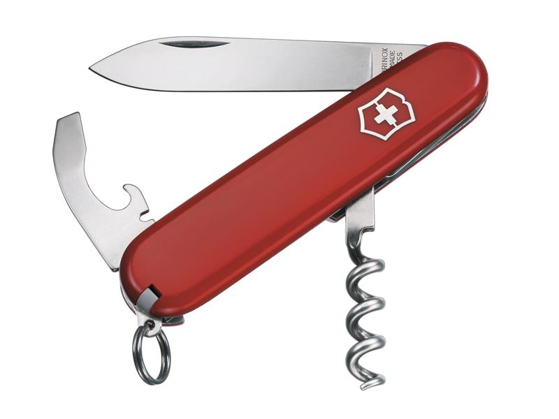 Waiter Swiss Army Knife Red Blister Pack, Victorinox