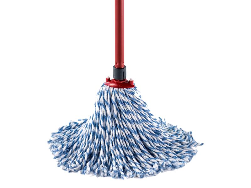 SuperMocio Microfibre & Cotton Mop Head & Handle, Vileda