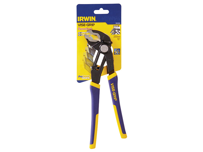 GV10 Groovelock Water Pump ProTouch™ Handle Pliers 250mm, IRWIN Vise-Grip