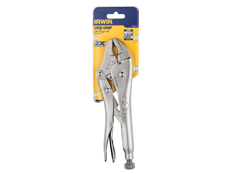 10WRC Curved Jaw Locking Pliers with Wire Cutter 254mm (10in), IRWIN Vise-Grip