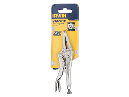 4LNC Long Nose Locking Pliers 100mm (4in), IRWIN Vise-Grip