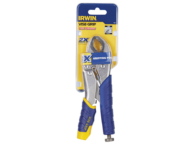 10CR Fast Release™ Curved Jaw Locking Pliers 254mm (10in), IRWIN Vise-Grip