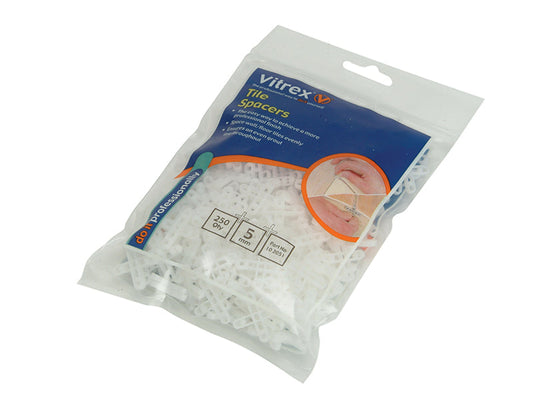 Floor Tile Spacers 5mm (Pack 250), Vitrex