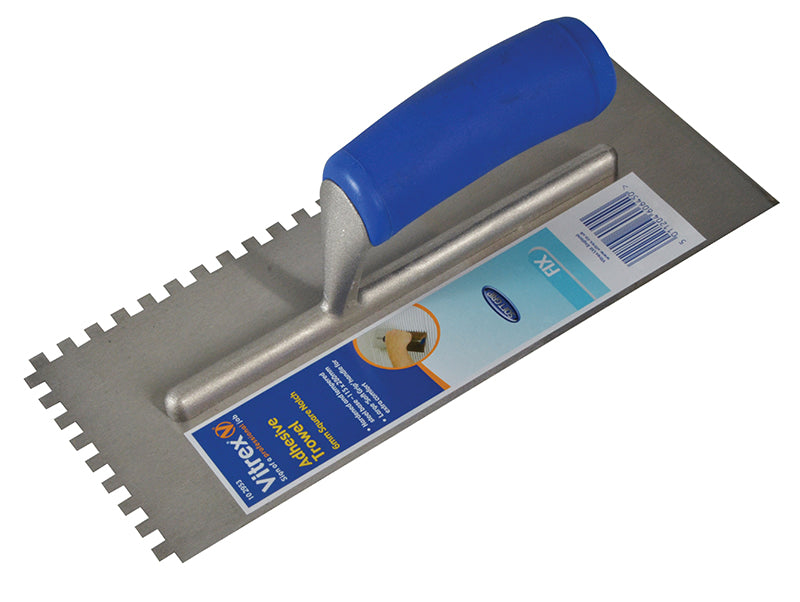 Soft Grip Adhesive Trowel 6mm Notches, Vitrex