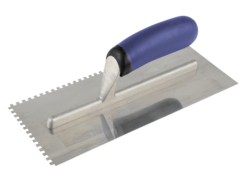 Professional Stainless Steel Adhesive Trowel Square Notches 4mm, Vitrex