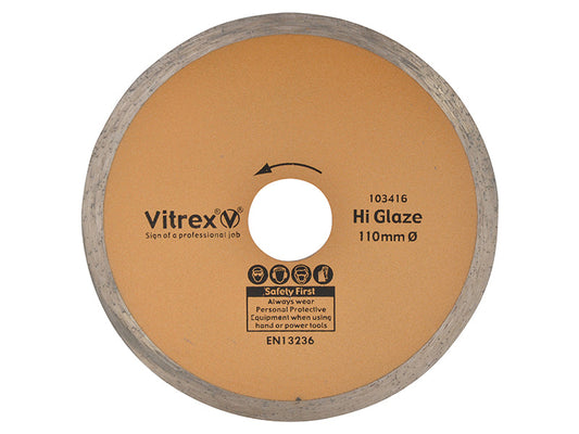 Hi Glaze Diamond Blade 110mm, Vitrex