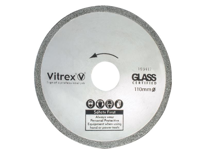 Glass Diamond Blade 110mm, Vitrex