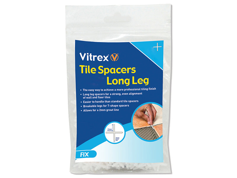 Long Leg Spacer 2mm (Pack 1500), Vitrex