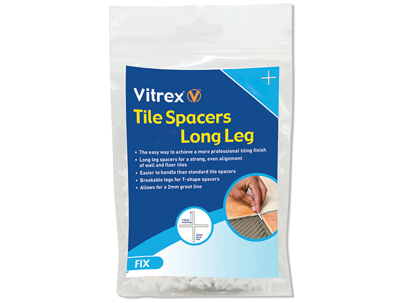 Long Leg Spacer 2mm (Pack 2000), Vitrex