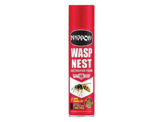 Nippon Wasp Nest Destroyer Foam 300ml, Vitax