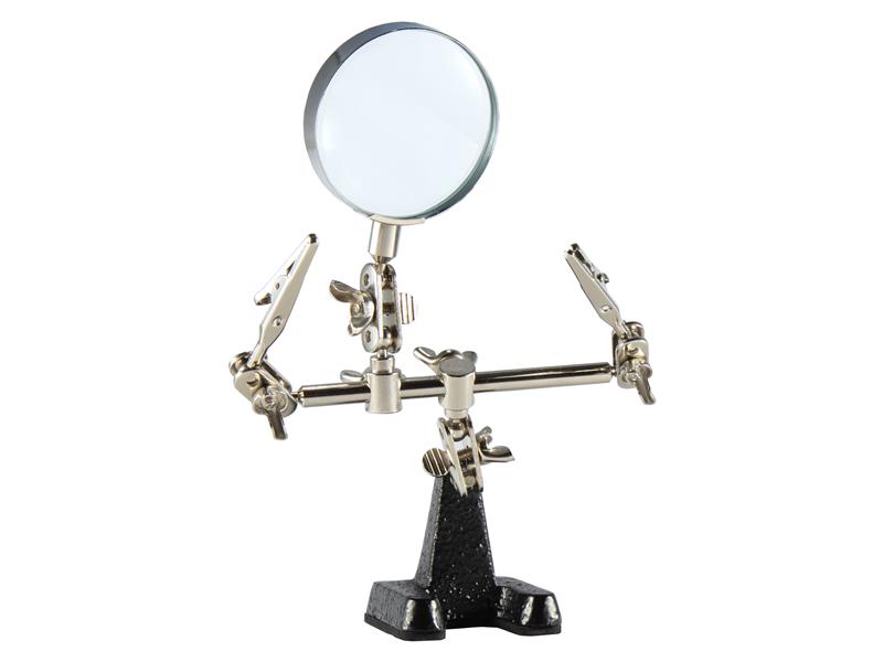 Helping Hands Holder - 2 Arms & Magnifier, Weller