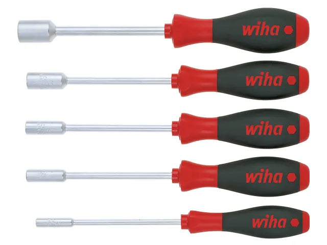 SoftFinish® Hex Nut Driver Set, 5 Piece, Wiha