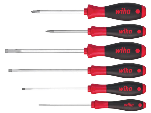 SoftFinish® SL/PZ Screwdriver Set, 6 Piece, Wiha