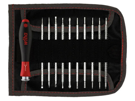 SYSTEM 4 SoftFinish® Interchangeable Screwdriver Set, 12 Piece, Wiha