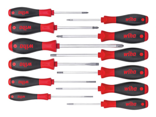 SoftFinish® Screwdriver Set, 12 Piece, Wiha