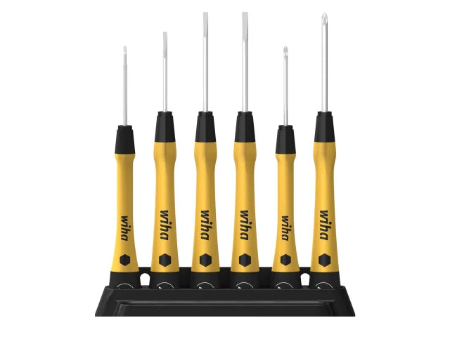 PicoFinish® SL/PH Fine ESD Screwdriver Set, 7 Piece, Wiha