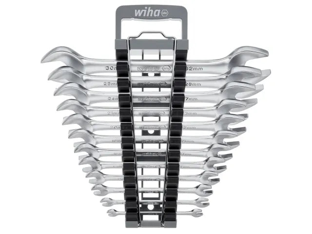 Double Open-End Spanner Set, 12 Piece, Wiha