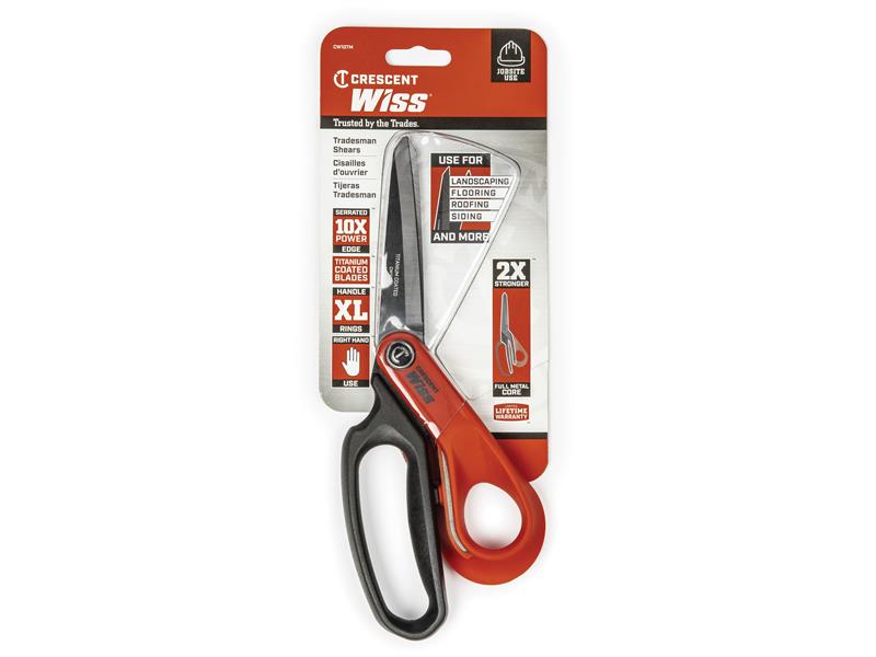 Heavy-Duty Tradesman Shears 254mm (10in), Crescent Wiss®