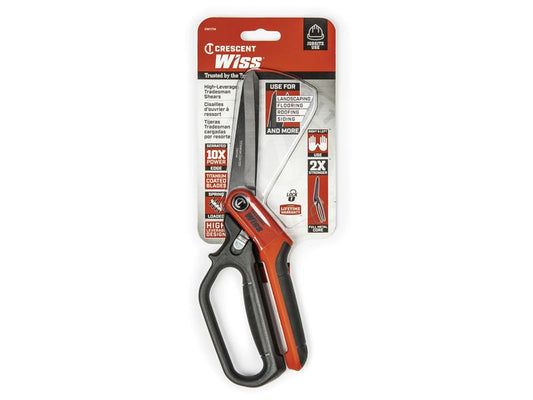 Spring-Loaded Tradesman Shears 279mm (11in), Crescent Wiss®