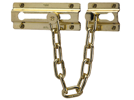 P1037 Door Chain Brass Finish, Yale Locks