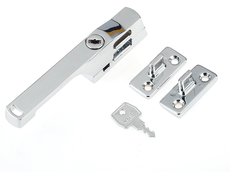 P115CH Lockable Window Handle Chrome Finish, Yale Locks