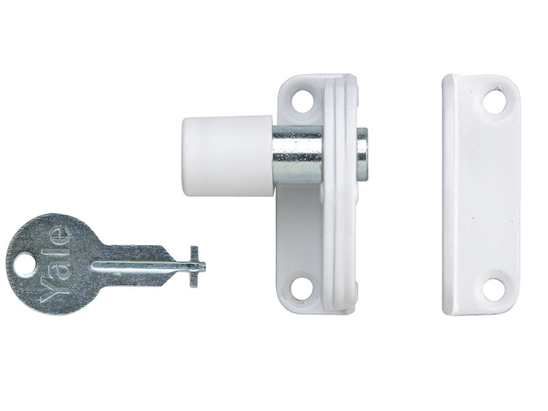 P123 Sash Window Presslock White, Yale Locks