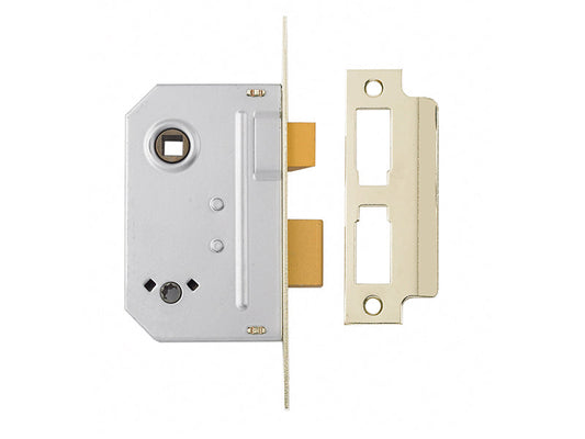 PM236 Bathroom 2 Lever Sashlock Polished Chrome 67mm 2.5in, Yale Locks