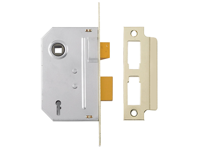 PM246 Internal 2 Lever Mortice Sashlock Polished Chrome 67mm 2.5in, Yale Locks