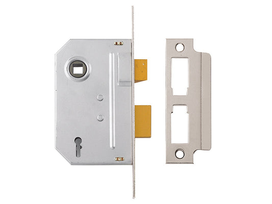 PM320 3 Lever Mortice Sashlock Polished Chrome 65mm 2.5in, Yale Locks