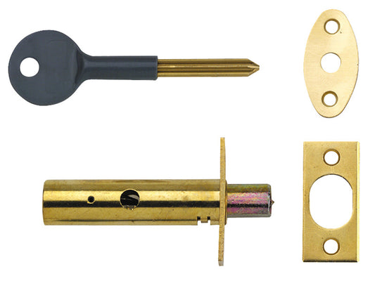 PM444 Door Security Bolt Brass Finish Visi of 1, Yale Locks