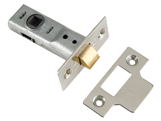 M888 Tubular Mortice Latch 76mm 3in Polished Brass Pack of 1, Yale Locks