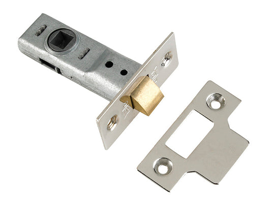 M888 Tubular Mortice Latch 64mm 2.5 in Chrome Finish Pack of 3, Yale Locks