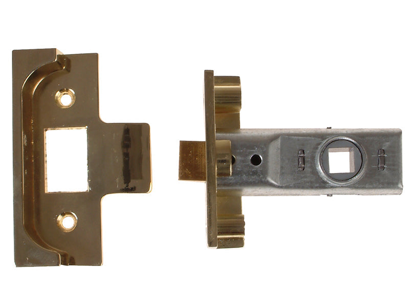 M999 Rebate Tubular Latch 64mm 2.5 in Polished Brass Finish, Yale Locks