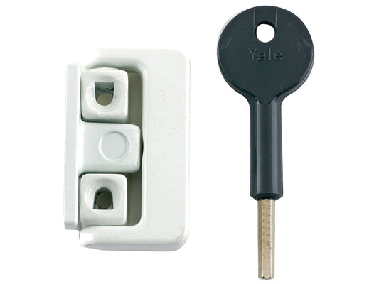 8K101 Window Latch White Finish Visi, Yale Locks