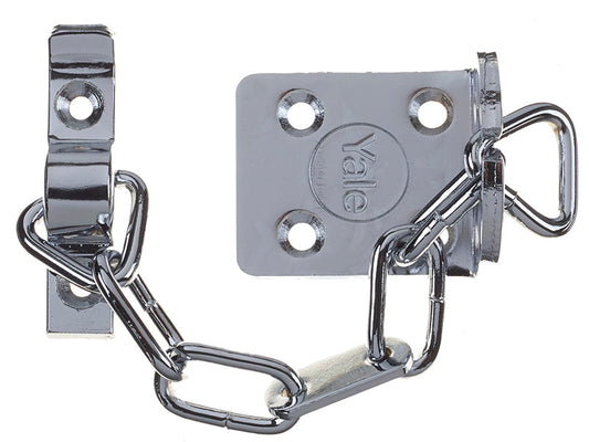 WS6 Security Door Chain - Chrome Finish, Yale Locks